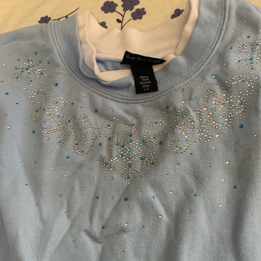 Light Blue Sweatshirt